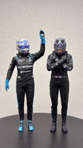Figure pilote f1 mercedes - 1/18,