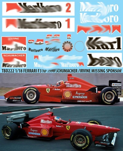 Decals per ferrari f310 - ferrari,
