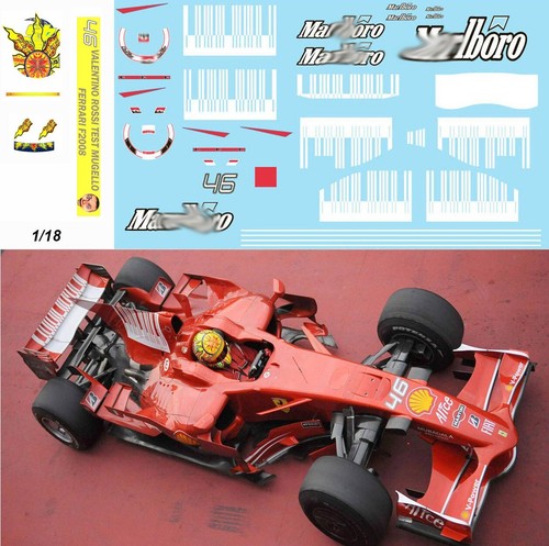 Decals per ferrari f2008 - per,