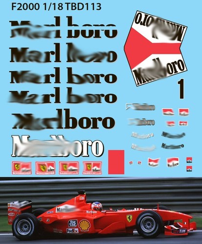 Decals per ferrari - , f1